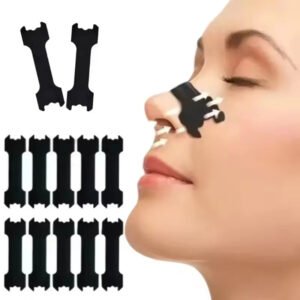 Anti-snore nasal strips for better airflow