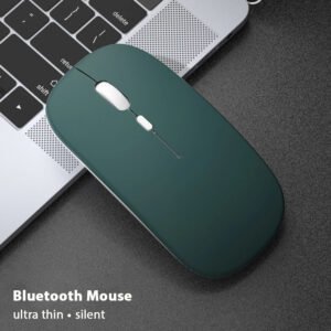 Silent Bluetooth wireless mouse for laptop and tablet